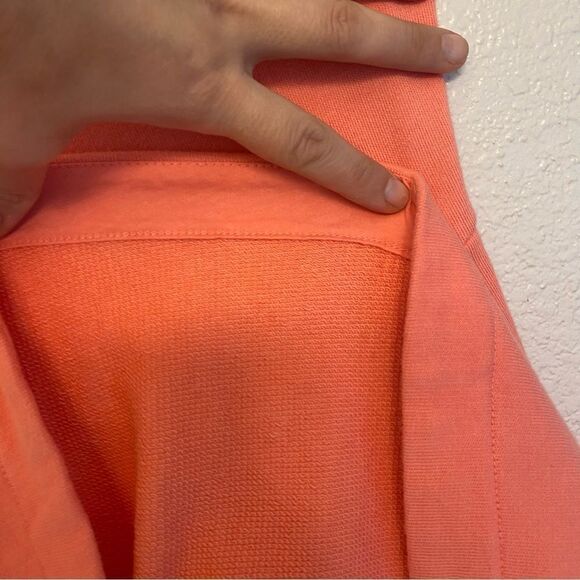 Crewcuts J Crew Girls orange cozy t Shirt Dress necklace embellishment 12 - Picture 10 of 10